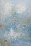 24x36 abstract oil painting on canvas with bluess 4196502 image 0