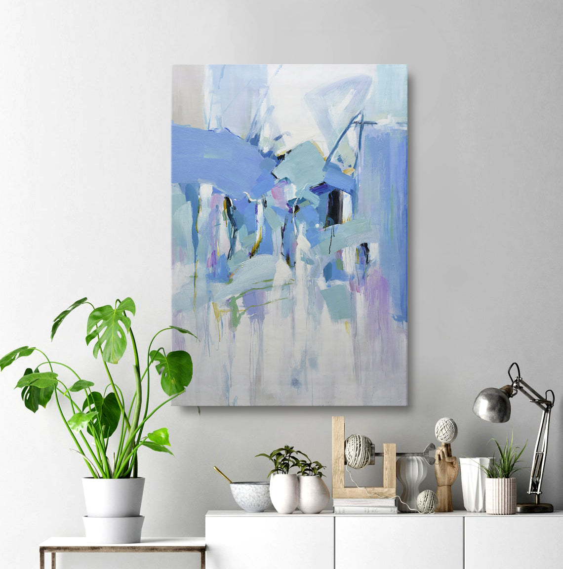 40x60 Large abstract oil painting on canvas 81962601 image 1