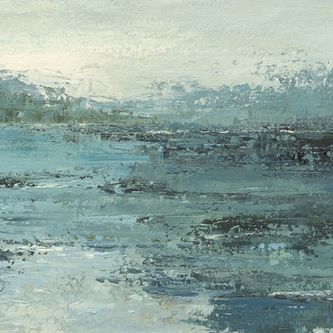 Giclee on Canvas- Modern Lake Landscape Piece 71981102 image 1