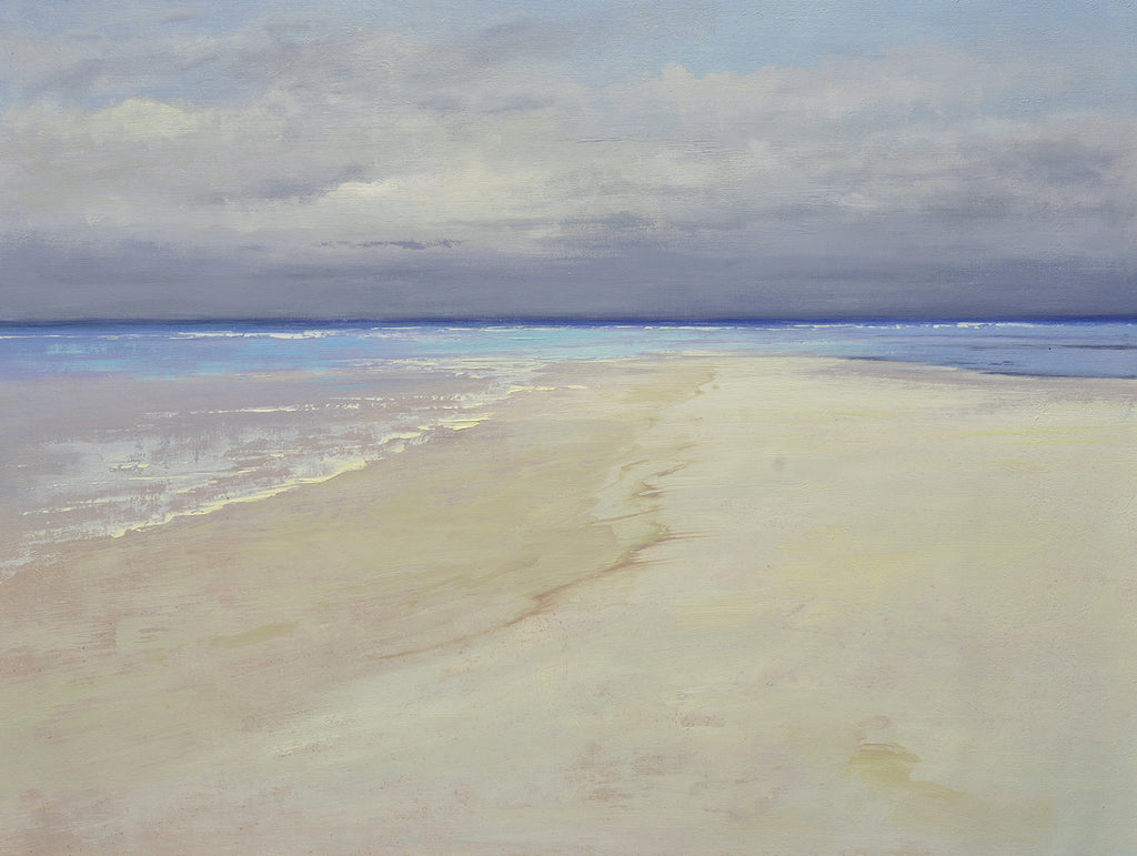 36x48  oil painting of white sand beach and ocean waves 72071032 image 0