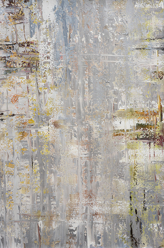Abstract oil painting, 24x36, warm color image 0