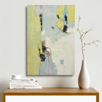 24x36 abstract oil painting on canvas with yellows 41992810 image 0