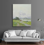 20x24 oil painting of modern abstract field landscape 32071012. image 1