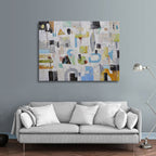 36x48 abstract oil painting on canvas 72071007 image 1
