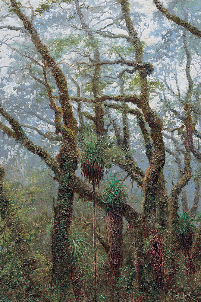 71701112 Beautiful Tropical Forest with Trees, 40"x60" Giclee on Canvas image 0