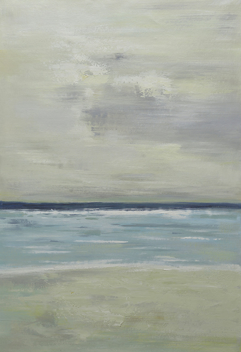 40x60 Large abstract sea shore oil painting on canvas 81941009 image 0