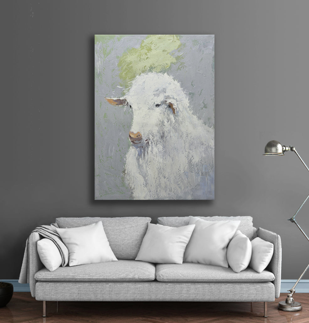 40x60 Large oil painting of sheep on canvas 9194805 image 1