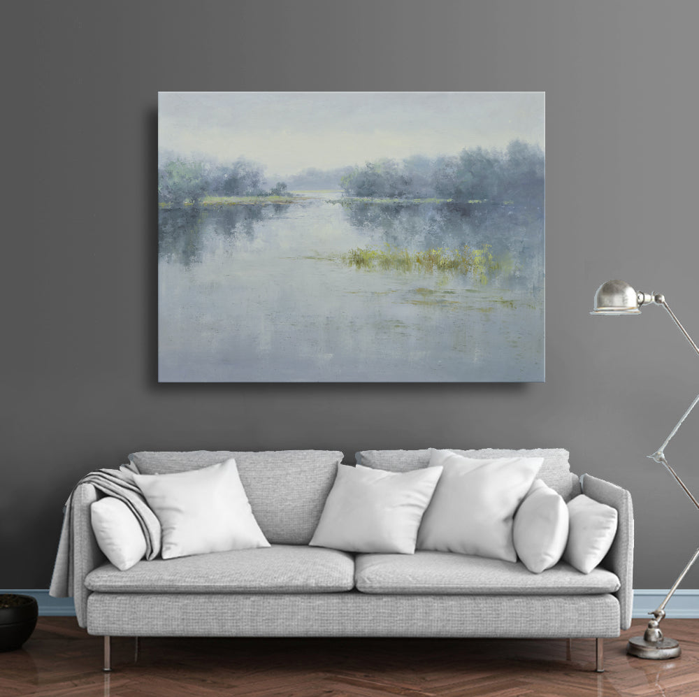 Giclee on canvas gray lake view 72071030G image 1