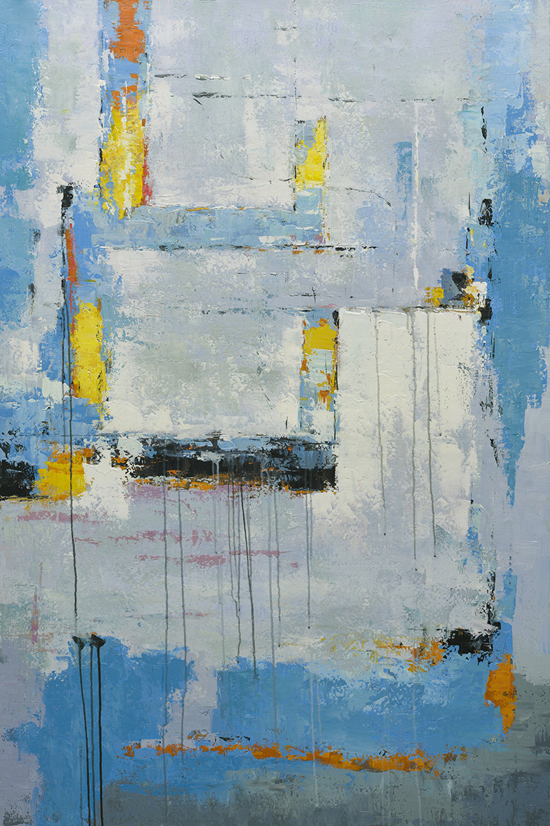 40x60 Large abstract oil painting on canvas 919100628 image 0