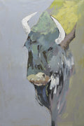 40x60 Large abstract oil painting of portrait of a bison 81941011 image 0