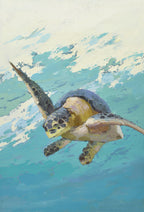 24x36 oil painting of Turtle on canvas 42071005 image 0
