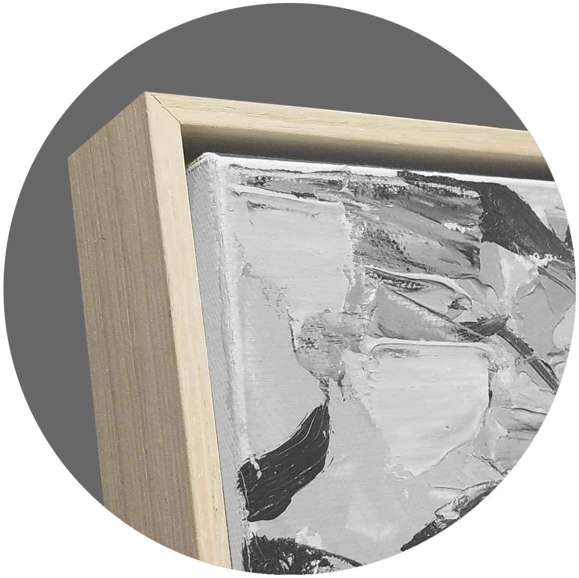 12x16 oil painting on canvas of petunia flowers 22010549 image 3