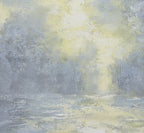 Studio art 35X35 large abstract gray landscape oil painting S-71912104 image 2