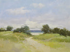 Giclee on canvas- Ocean view with pathway 72071031G image 0
