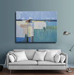 36x48 abstract oil painting on canvas 72071018 image 1