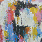 Giclee on Canvas-Colorful Abstract Splatter Piece 9210633 image 1