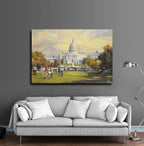 24x36 oil painting on canvas of Washington DC Capital building 413669 image 1