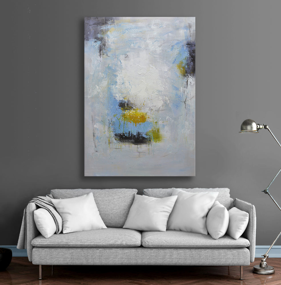 40x60 Large abstract oil painting on canvas 919100615 image 1